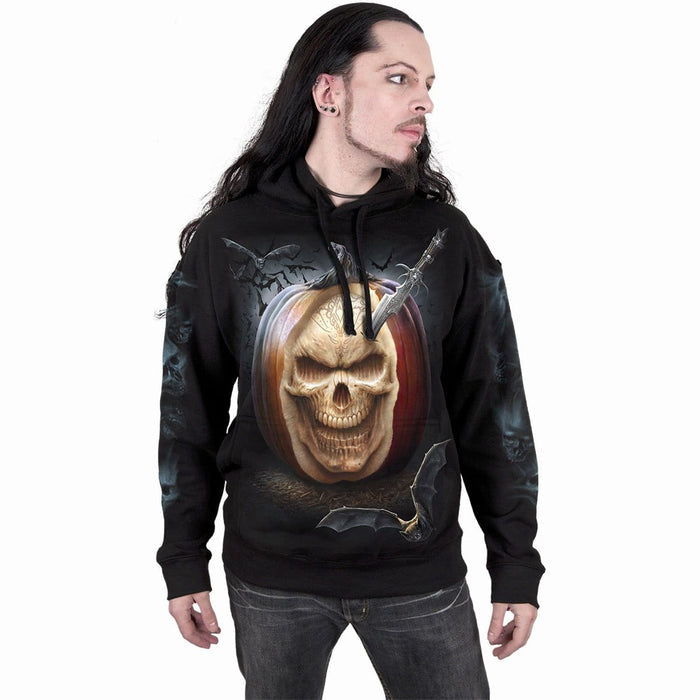 CARVING DEATH - Hoody Black Spiral USA