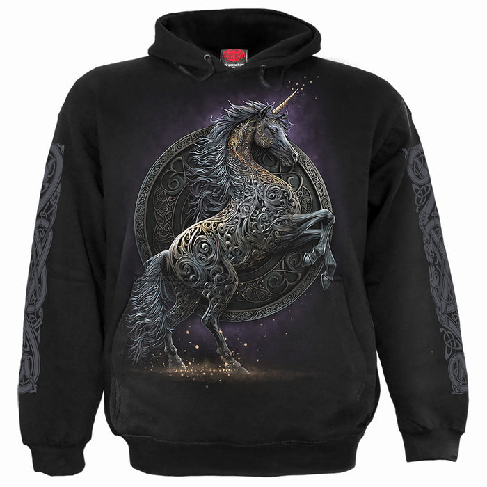 CELTIC UNICORN - Hoody Black Spiral USA