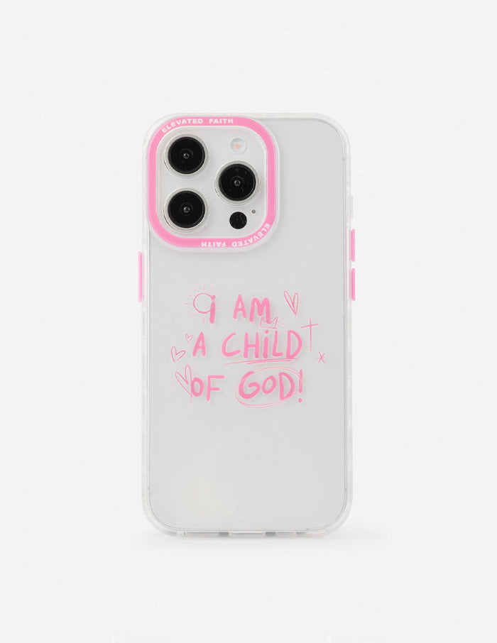 Child of God Pink Phone Case Elevated Faith