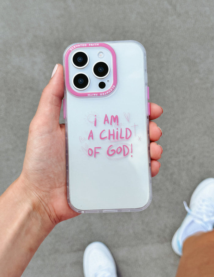 Child of God Pink Phone Case Elevated Faith