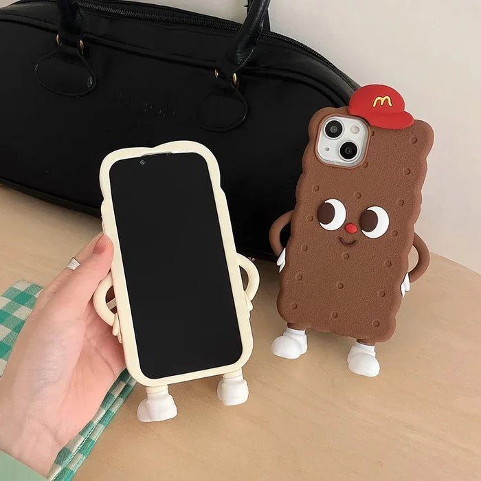 Chocolate Toast Cookies Soft Silicone Phone Case PhoneShells
