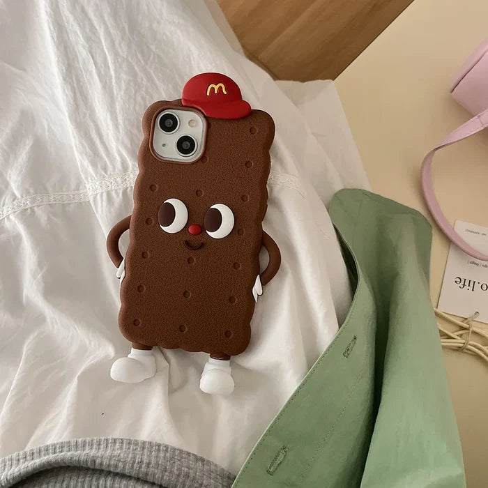 Chocolate Toast Cookies Soft Silicone Phone Case PhoneShells