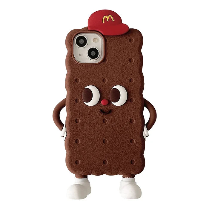 Chocolate Toast Cookies Soft Silicone Phone Case PhoneShells