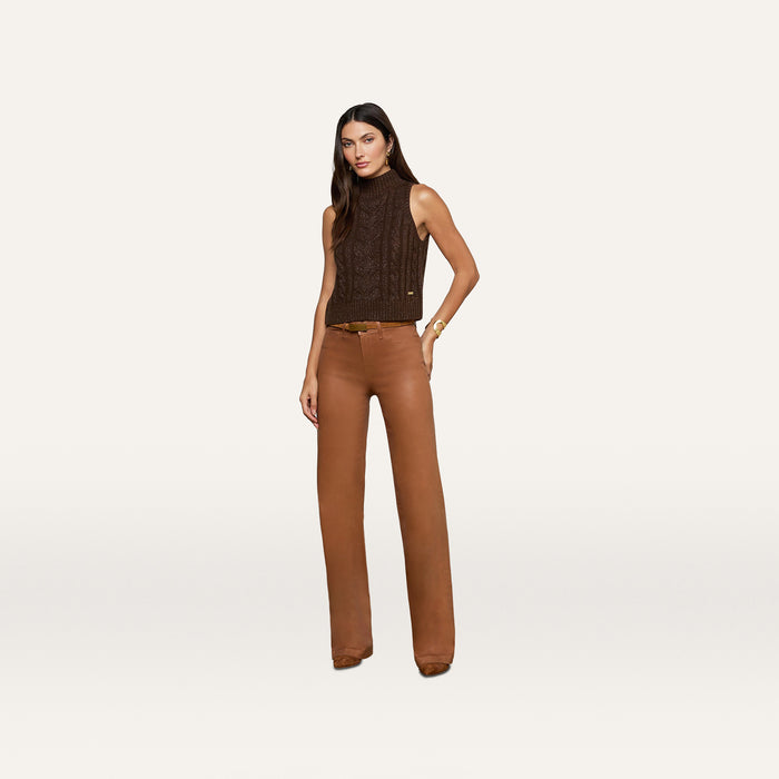 wax coated jean L'AGENCE