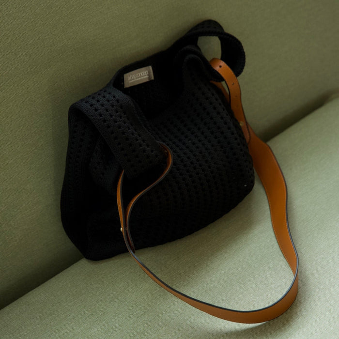 Cognac Adjustable Strap A Bag Concept