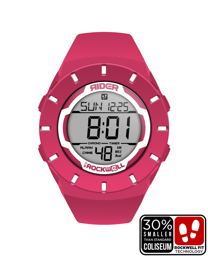 Coliseum Fit™ Forum (Pink/White) Watch Rockwell Time