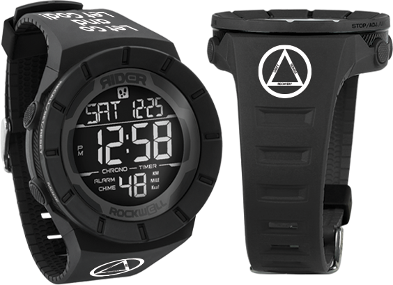 Coliseum Fit™ (Phantom Black) Watch - Recovery Rockwell Time