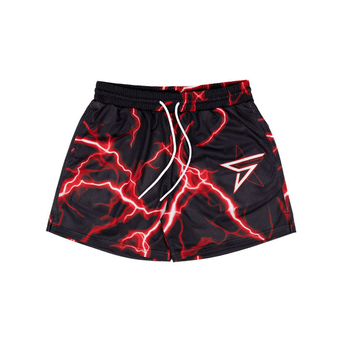 Common Hype x Five Stars Red Bolt Mesh Short Common Hype