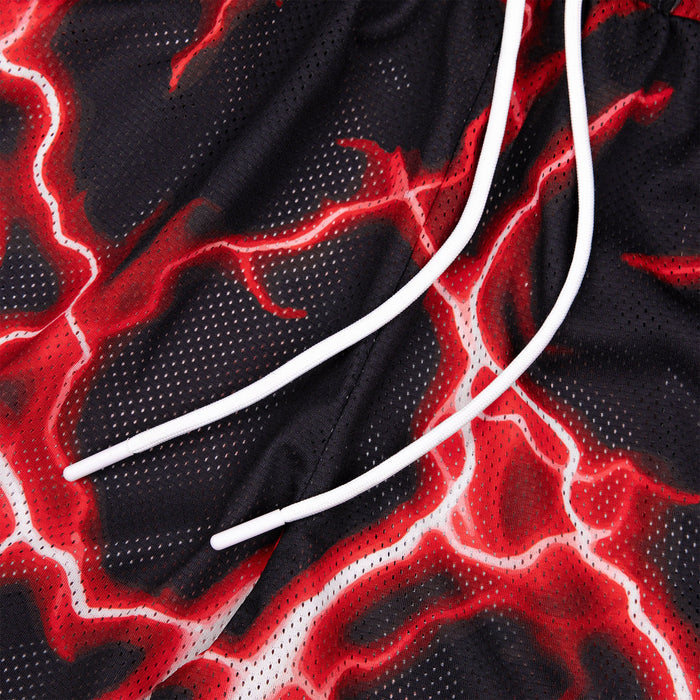 Common Hype x Five Stars Red Bolt Mesh Short Common Hype