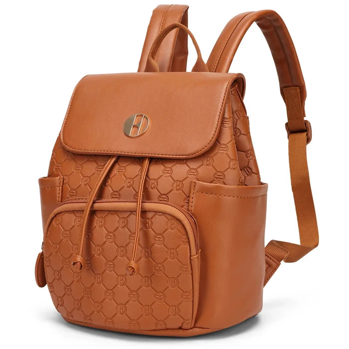 Compass 10L Vegan Leather Monogram Mini Backpack ELLE