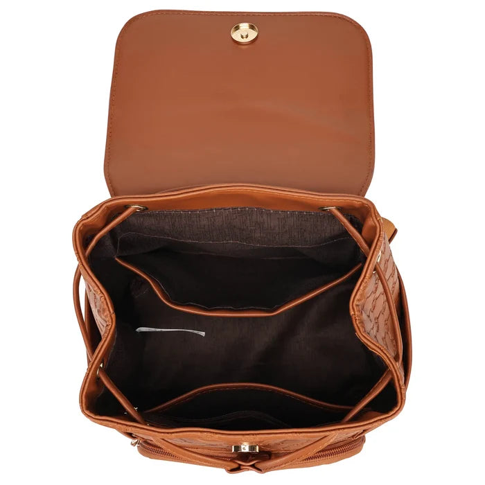 Compass 10L Vegan Leather Monogram Mini Backpack ELLE