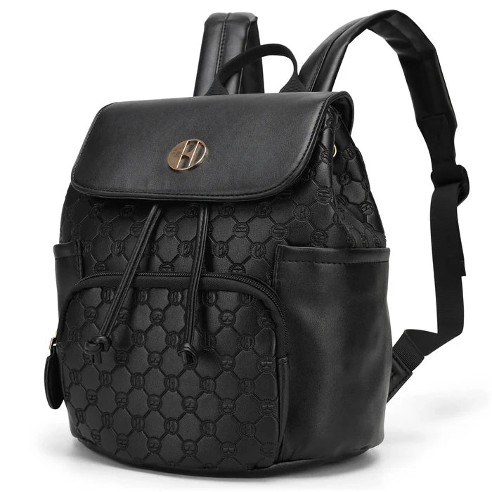 Compass 10L Vegan Leather Monogram Mini Backpack ELLE