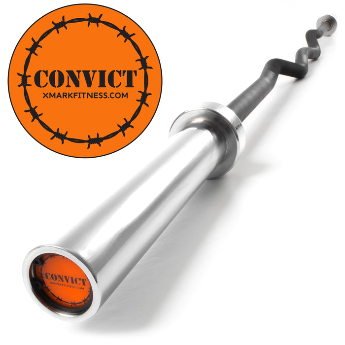 Convict 6ft Rackable Curl Bar XMARK