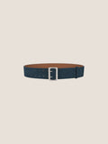 Cowhide Wide Retro Matte Belt LINTICO
