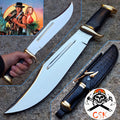 Crocodile Dundee Outback Inspired Knife-Premium Polished Blade cskforged