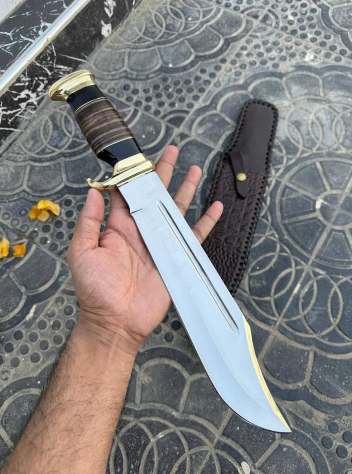 Crocodile Dundee Outback Inspired Knife-Premium Polished Blade cskforged