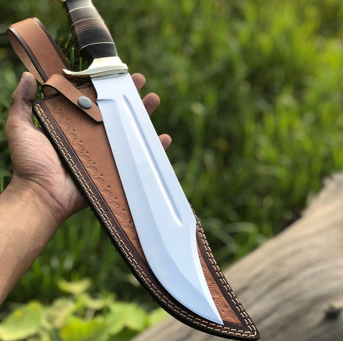 Crocodile Dundee Outback Inspired Knife-Premium Polished Blade cskforged