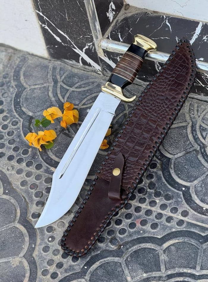 Crocodile Dundee Outback Inspired Knife-Premium Polished Blade cskforged
