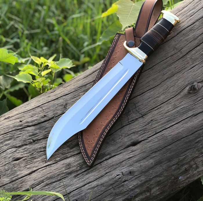 Crocodile Dundee Outback Inspired Knife-Premium Polished Blade cskforged