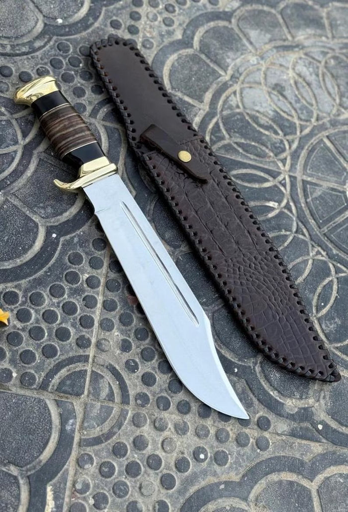 Crocodile Dundee Outback Inspired Knife-Premium Polished Blade cskforged