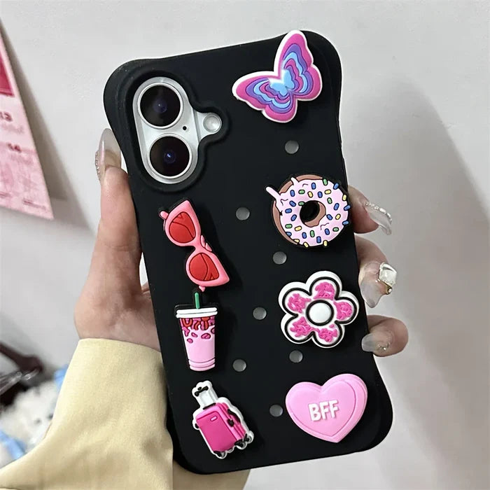 Crocs Funny Cartoon Girl Lovely Phone Case PhoneShells
