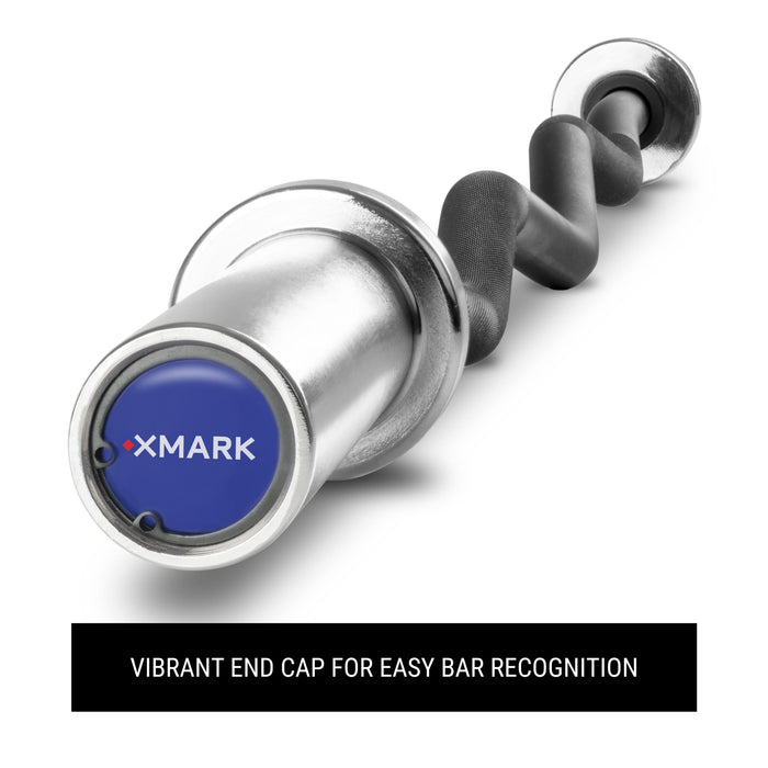 Black EZ Curl Bar, Fits Olympic Plates XMARK
