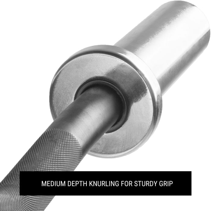 Black EZ Curl Bar, Fits Olympic Plates XMARK