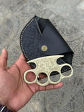 Custom engraved brass knuckle cskforged