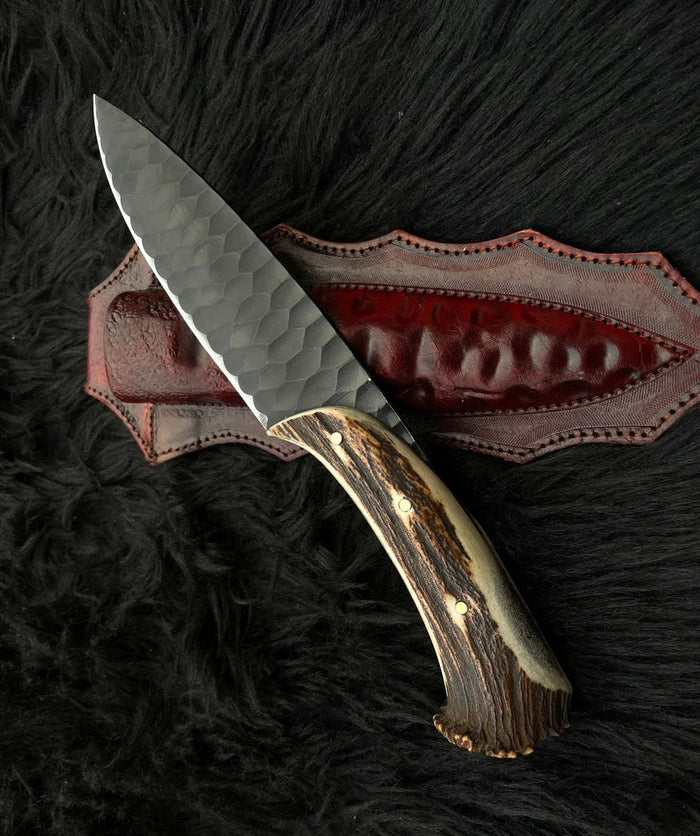 Custom Forged Blade 1095 Steel Hunting Classic Knife cskforged