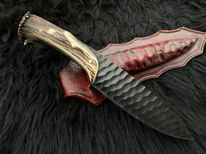 Custom Forged Blade 1095 Steel Hunting Classic Knife cskforged