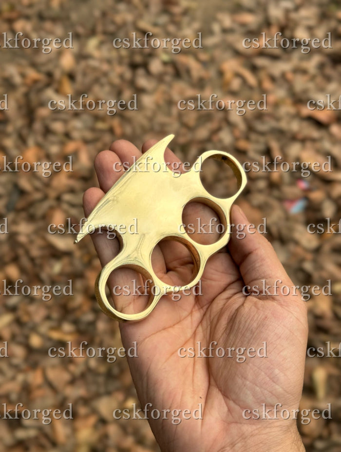 Custom Hand Casted Brass Knuckle cskforged