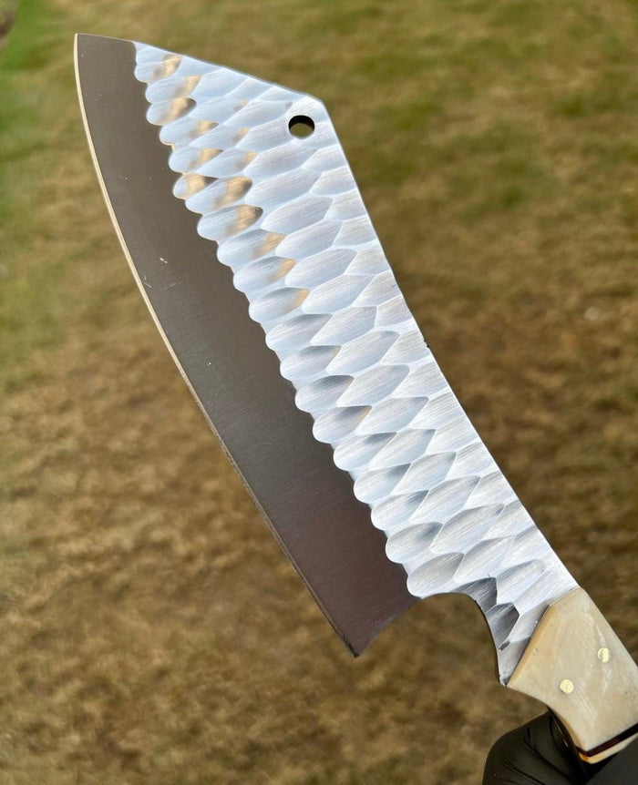 Custom Hand Forged D2 steel Cleaver Knife cskforged
