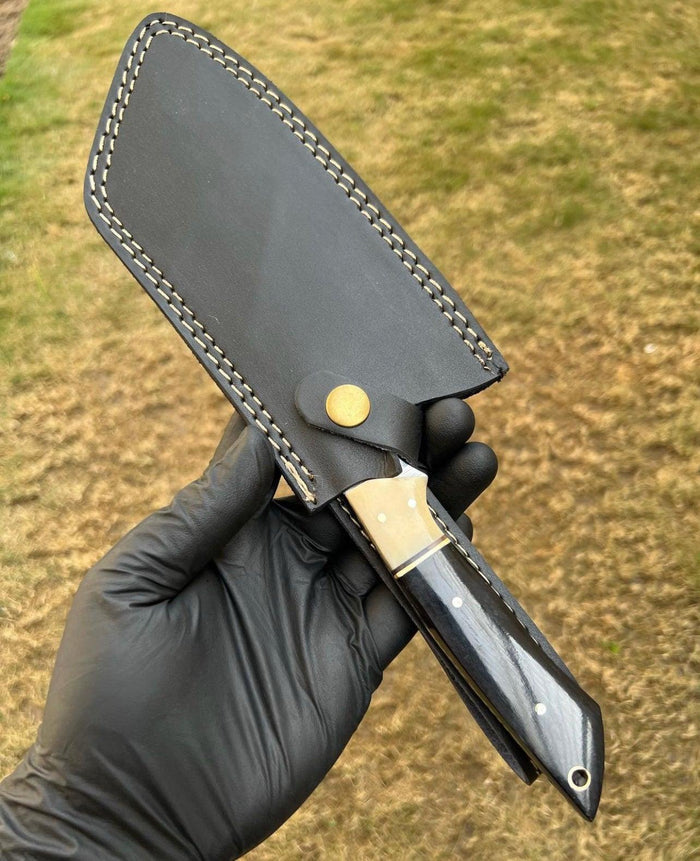 Custom Hand Forged D2 steel Cleaver Knife cskforged