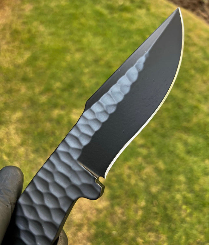 custom hand forged d2 steel hunting knife cskforged