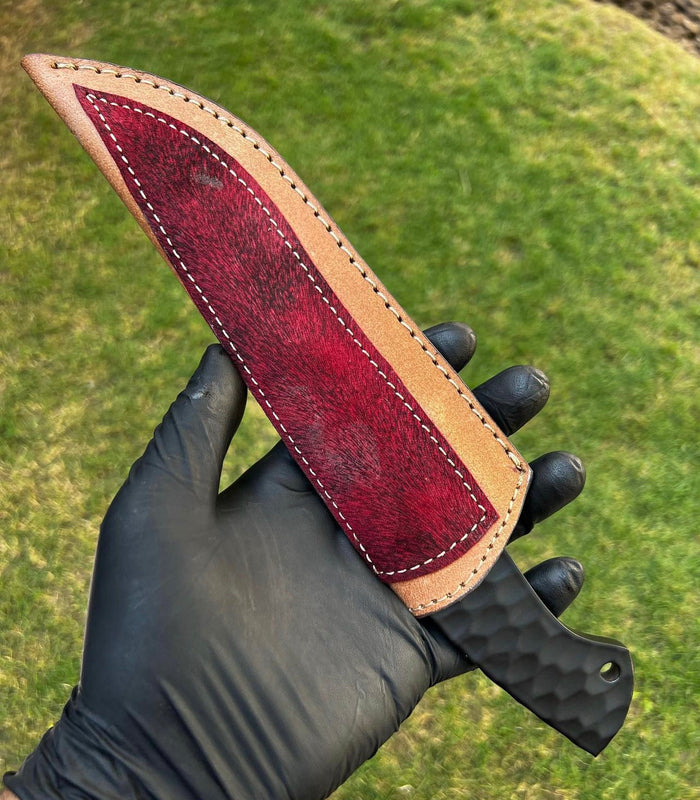 custom hand forged d2 steel hunting knife cskforged