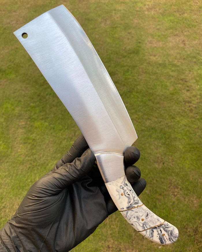 Custom Handmade D2 steel Cleaver/Chopper knife cskforged