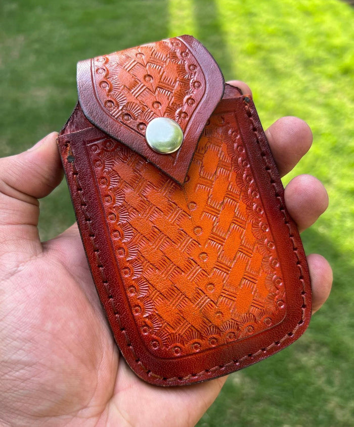 Custom Handmade Damascus steel Blade EDC Folding Pocket Knife cskforged