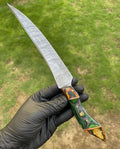 Custom Handmade Flexible Damascus Steel Fillet knife cskforged