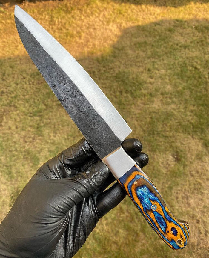 Custom handmade high carbon steel chef knife cskforged