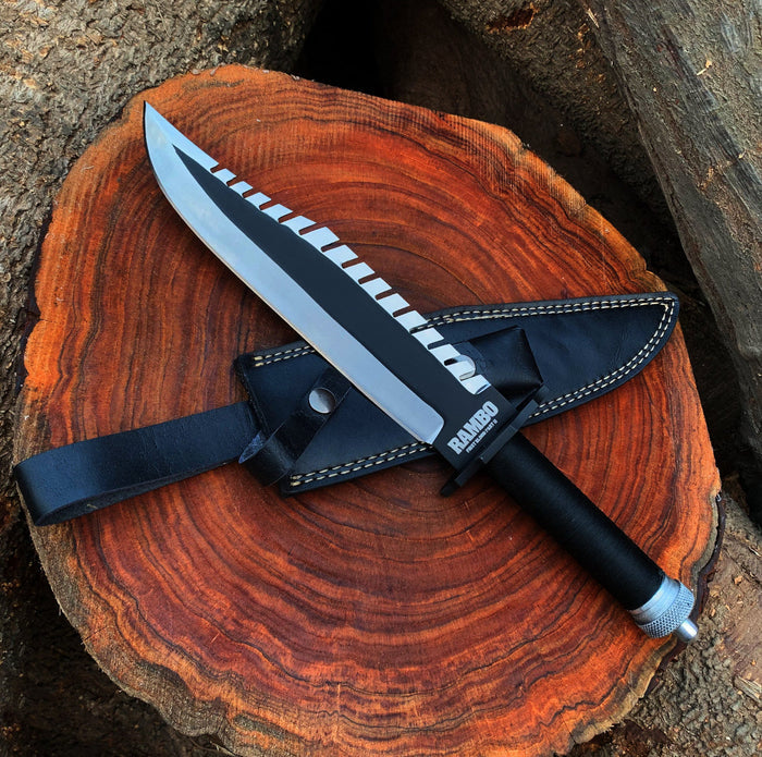 Custom Handmade Rambo Knife | Rambo First Blood Part 2 Replica Knife | Movie Knife cskforged