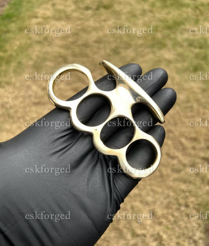 Custom made brass knuckle cskforged
