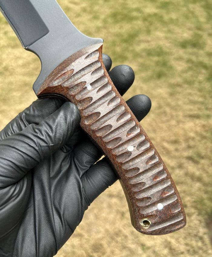 Custom made D2 steel EDC Hunting knife cskforged