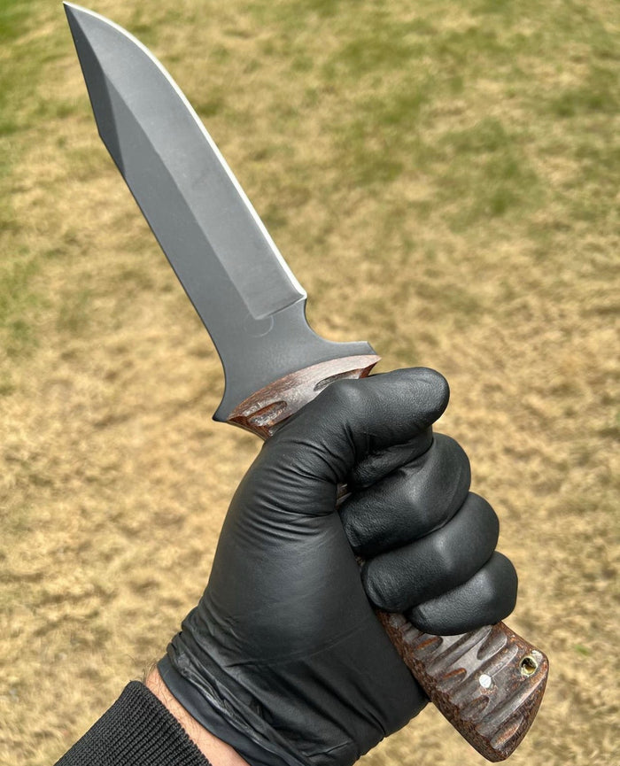 Custom made D2 steel EDC Hunting knife cskforged