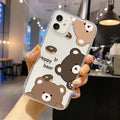Cute Animal Dinosaur Couple Phone Case For iPhone PhoneShells