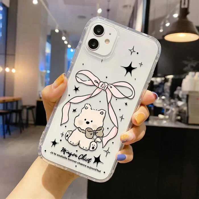 Cute Animal Dinosaur Couple Phone Case For iPhone PhoneShells