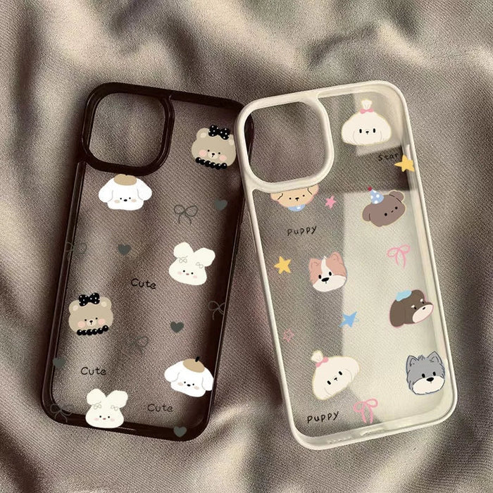 Cute Animals Clear Phone Case PhoneShells