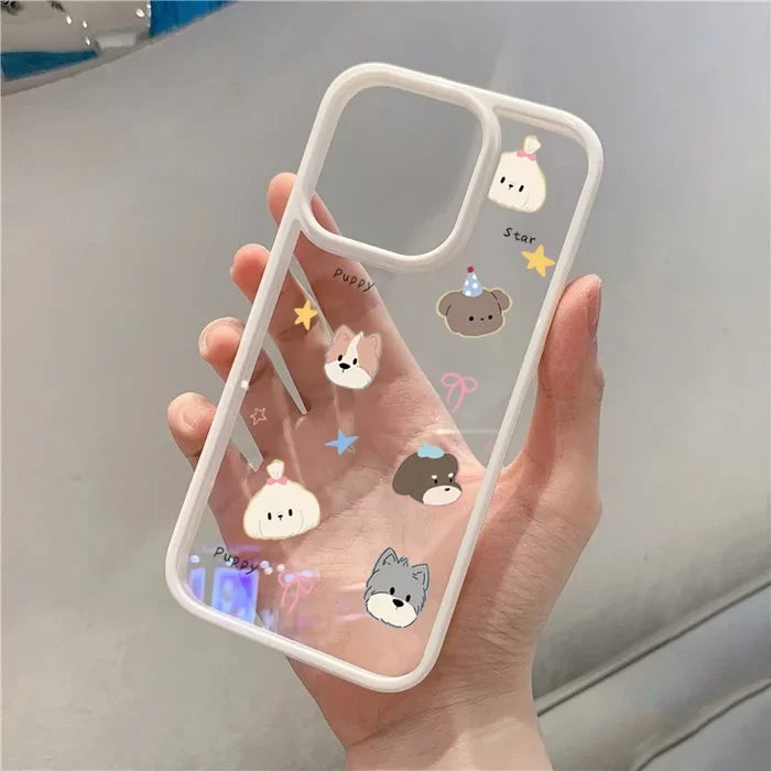 Cute Animals Clear Phone Case PhoneShells