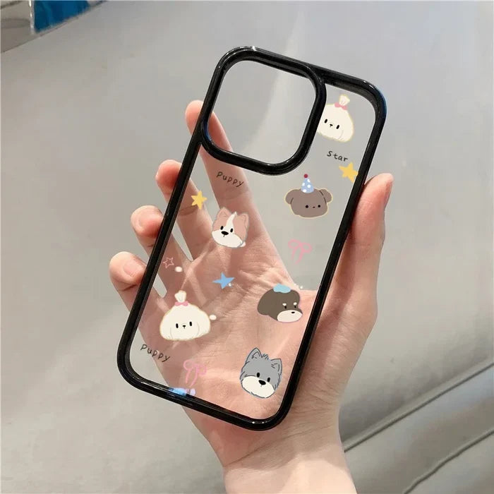 Cute Animals Clear Phone Case PhoneShells