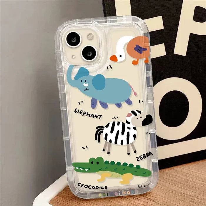 Cute Cartoon Animals Phone Case PhoneShells