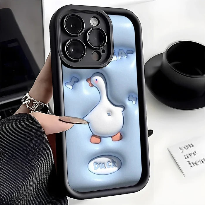 Cute Cartoon Duck Phone Case PhoneShells